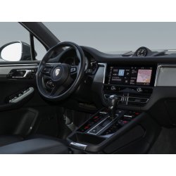 Zona del conductor de un coche de lujo para retoque profesional de fotografía de vehículo.
