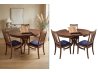 Background removal for dining set with table and chairs for e-commerce