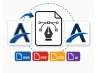 Easy vectorization of a letter A logo in SVG, PDF, EPS and AI