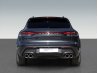 Rear view of a black high-end vehicle prepared for a transparent background.